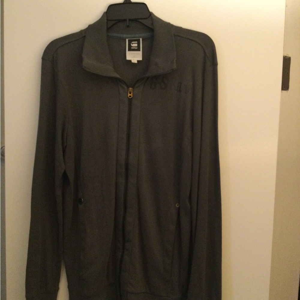 Long Sleeve Full Zip Knit Shirt